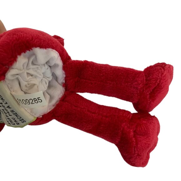 Gund Sesame Street Elmo Plush Finger Puppet 2009 Red Soft Toy 5.5 inch - Picture 5 of 5